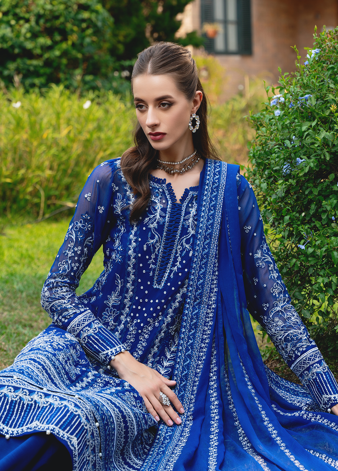 Gulaal Unstitched 3 Piece Luxury Emb Pret Collection'2025-Celise (GL-EP-2024-20)