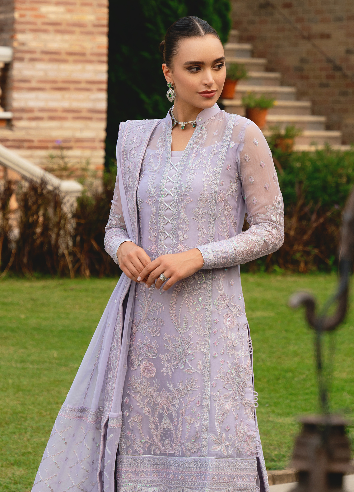 Gulaal Unstitched 3 Piece Luxury Emb Pret Collection'2025-Ariya (GL-EP-2024-19)