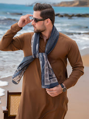 Tng By MD Mens Stole Collection-Gehrai Stole Black