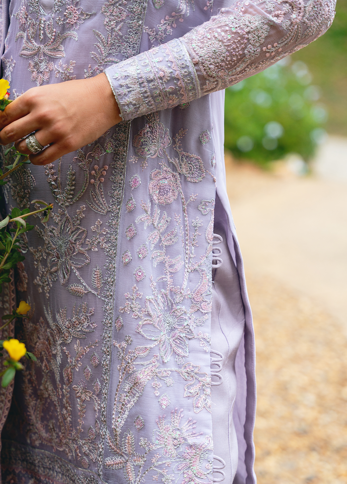 Gulaal Unstitched 3 Piece Luxury Emb Pret Collection'2025-Ariya (GL-EP-2024-19)