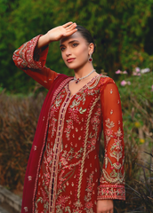 Gulaal Unstitched 3 Piece Luxury Emb Pret Collection'2025-Athena (GL-EP-2024-22)