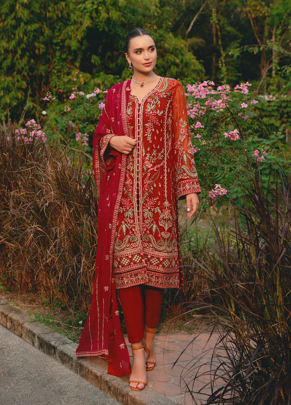 Gulaal Unstitched 3 Piece Luxury Emb Pret Collection'2025-Athena (GL-EP-2024-22)
