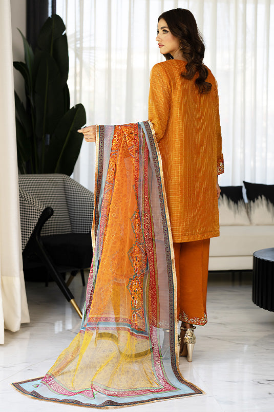 Zaaviay Stitched Eid Edit Collection Sarina (Three Piece)
