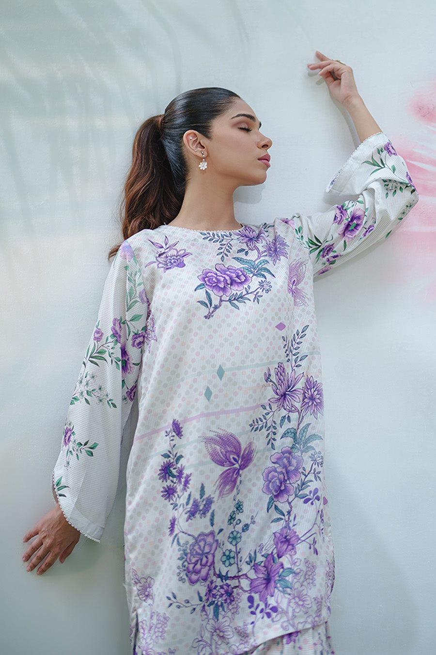 Rozana By Opole Stitched 2 Piece Digital Printed Arabic Lawn Collection'2025-Lilac Bloom