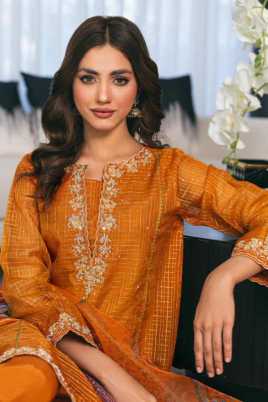 Zaaviay Stitched Eid Edit Collection Sarina (Three Piece)