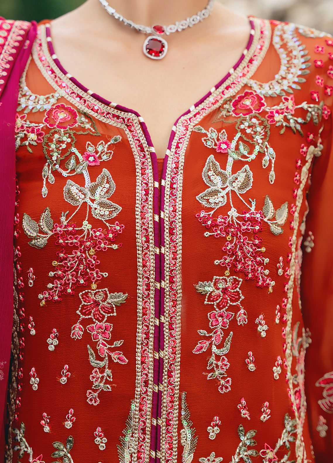 Gulaal Unstitched 3 Piece Luxury Emb Pret Collection'2025-Athena (GL-EP-2024-22)
