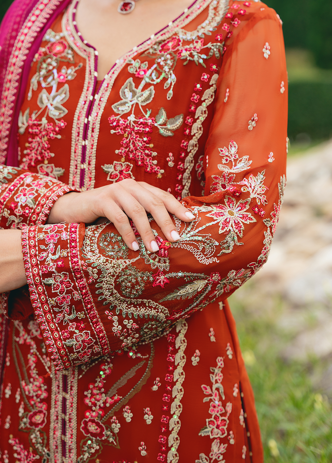 Gulaal Unstitched 3 Piece Luxury Emb Pret Collection'2025-Athena (GL-EP-2024-22)