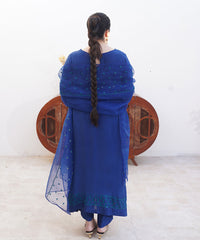 Zarish By Kross Kulture Stitched 3 Piece Viscose Summer Vol-2 Suit-0002009-SML-BLU