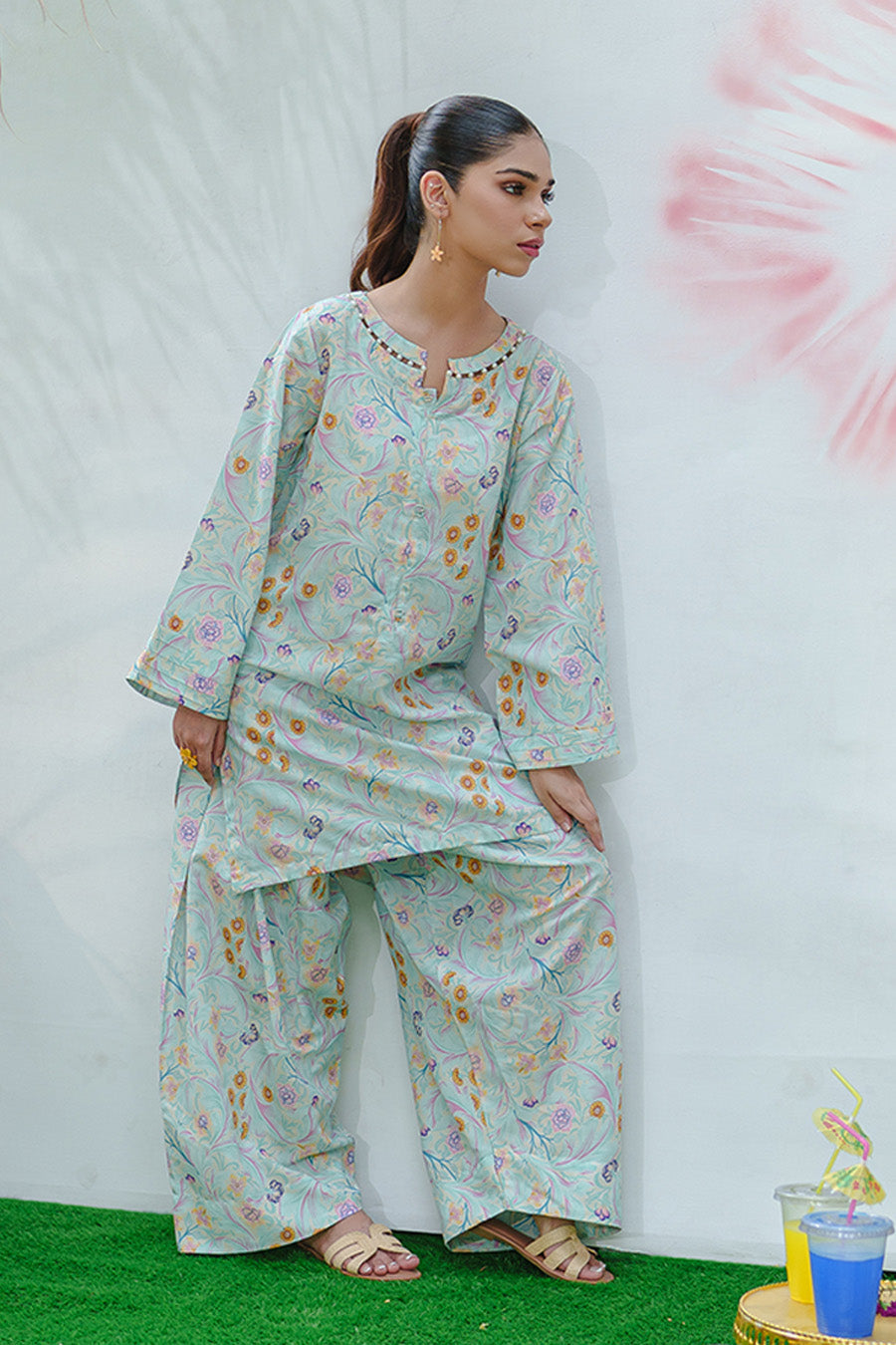 Rozana By Opole Stitched 2 Piece Digital Printed Arabic Lawn Collection'2025-Pastel Dreams