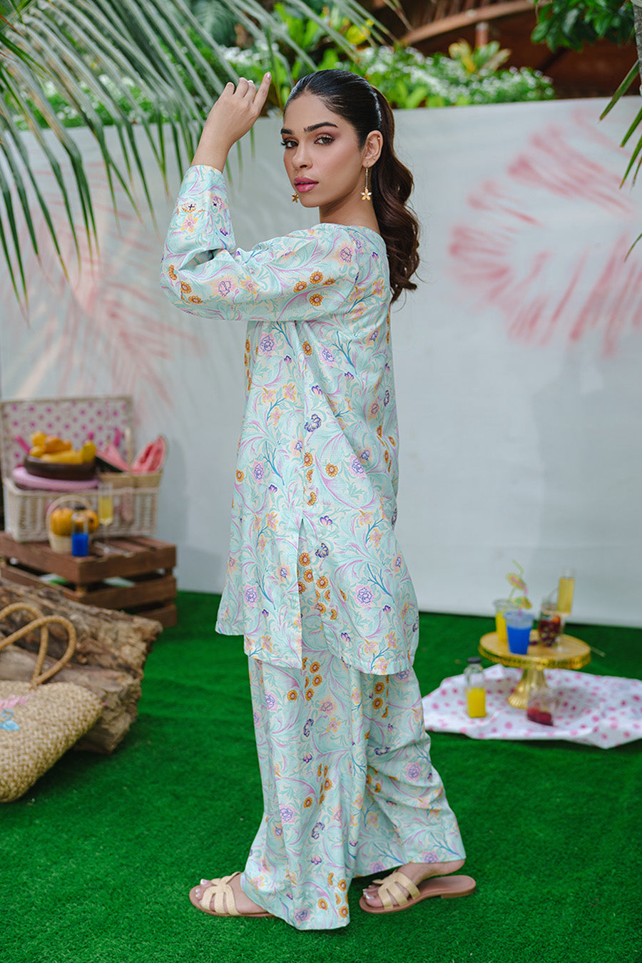 Rozana By Opole Stitched 2 Piece Digital Printed Arabic Lawn Collection'2025-Pastel Dreams