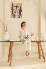 Zoya Zafar Stitched 2 Piece Cotton Collection'2025-Whispering Waves