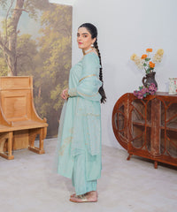 Zarish By Kross Kulture Stitched 3 Piece Viscose Summer Vol-2 Suit-0002008-SML-AQU