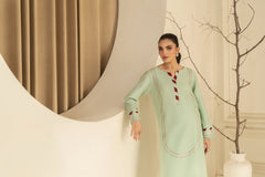 Zoya Zafar Stitched 2 Piece Cotton Suit-Maria . B .01