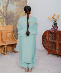 Zarish By Kross Kulture Stitched 3 Piece Viscose Summer Vol-2 Suit-0002008-SML-AQU
