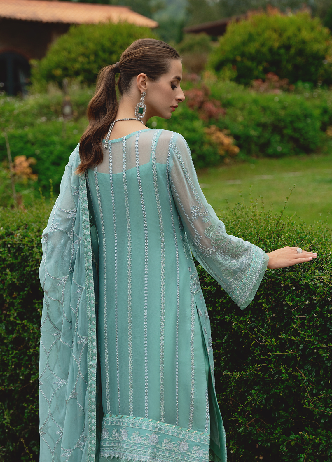 Gulaal Unstitched 3 Piece Luxury Emb Pret Collection'2025-Nissa (GL-EP-2024-23)