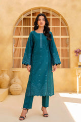 Yashfa Studio Stitched 2 Piece Solids Brazilian Lawn Suit-ZARIYA