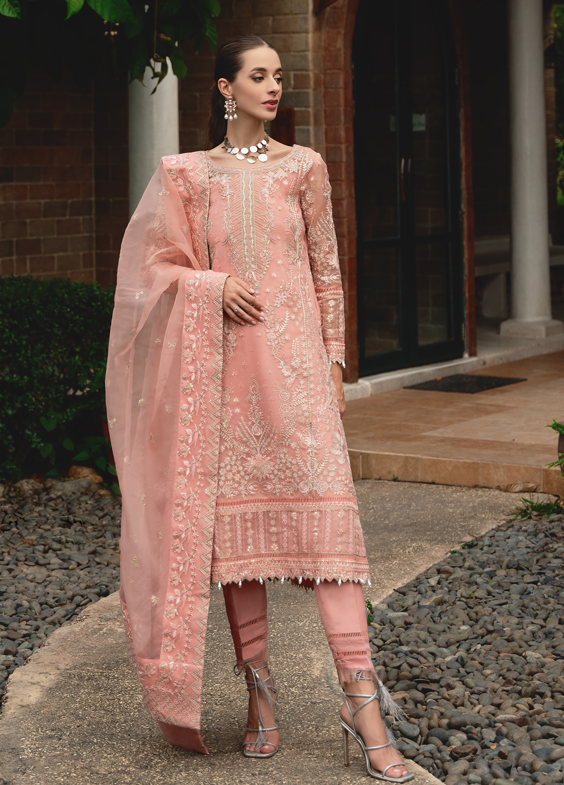 Gulaal Unstitched 3 Piece Luxury Emb Pret Collection'2025-Cressida (GL-EP-2024-18)