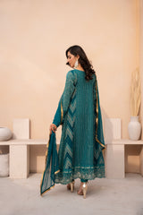 Banno By Manahils Stitched 3 Piece Formals-MS-02-ZINC
