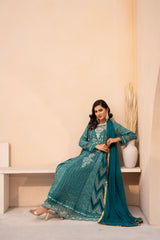 Banno By Manahils Stitched 3 Piece Formals-MS-02-ZINC