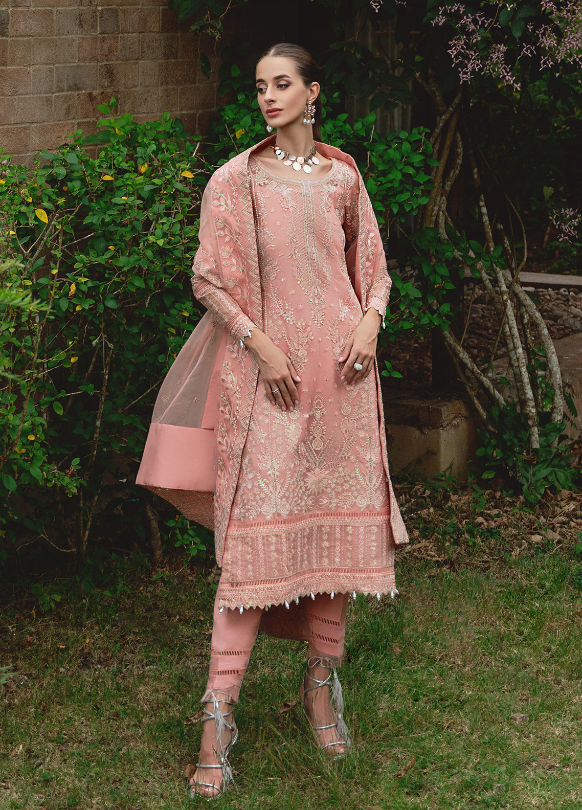 Gulaal Unstitched 3 Piece Luxury Emb Pret Collection'2025-Cressida (GL-EP-2024-18)
