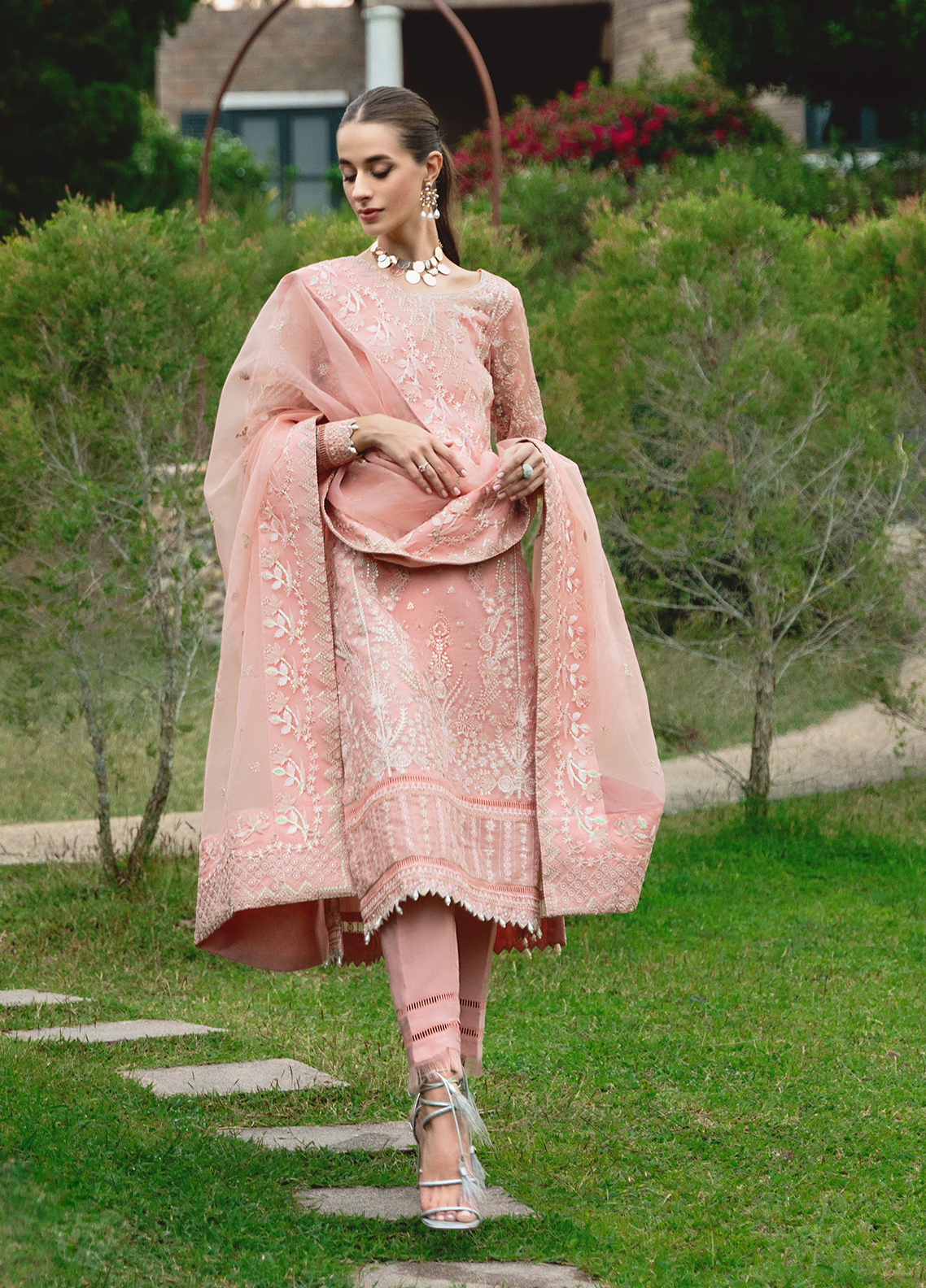 Gulaal Unstitched 3 Piece Luxury Emb Pret Collection'2025-Cressida (GL-EP-2024-18)
