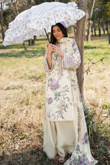 Fresco By Sheenora Stitched 3 Piece Lawn Edit Collection'2025-Lavender Mist