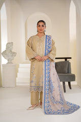 Threads & Weaves Sapphire Sand - Embroidered Lawn Ready to Wear 3PC-RTWL26106S