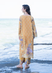Oasis by Meerak Stitched 2 Piece Silk Lawn Kaftan-KF - 02