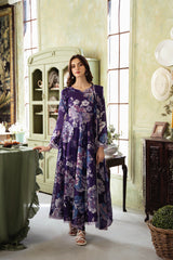 Feathers Unstitched 3 Piece Summer Collection-Mulberry-FT393