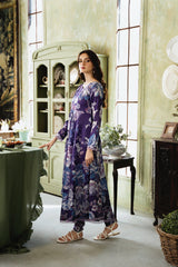 Feathers Unstitched 3 Piece Summer Collection-Mulberry-FT393