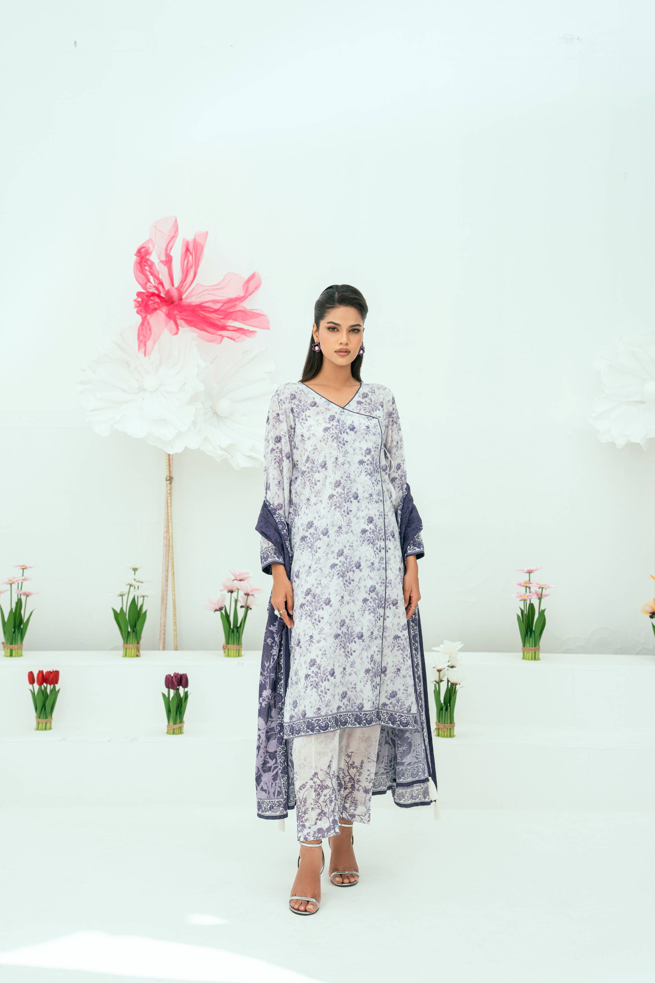 Amal Unstitched 3 Piece Printed Lawn Collection