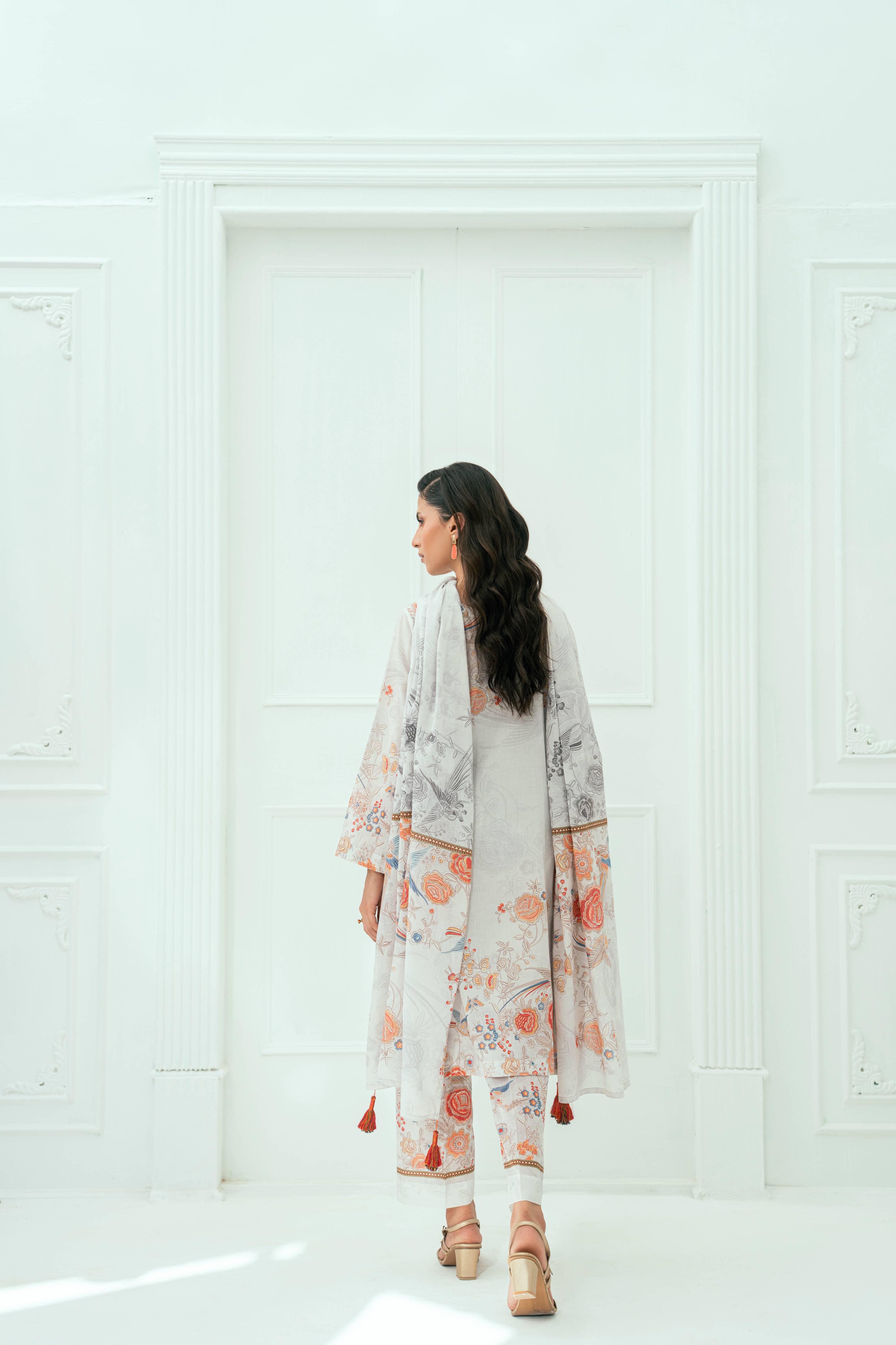 Amal Unstitched 3 Piece Printed Lawn Collection