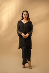 Elysia By Zouj Stitched Summer Collection'2026-Midnight Dahlia