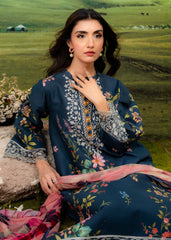 Meerak Stitched 3 Piece Emb Lawn Suit-Aster