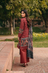 Bloom By Mannat Clothing Stitched Collection-Mahogany