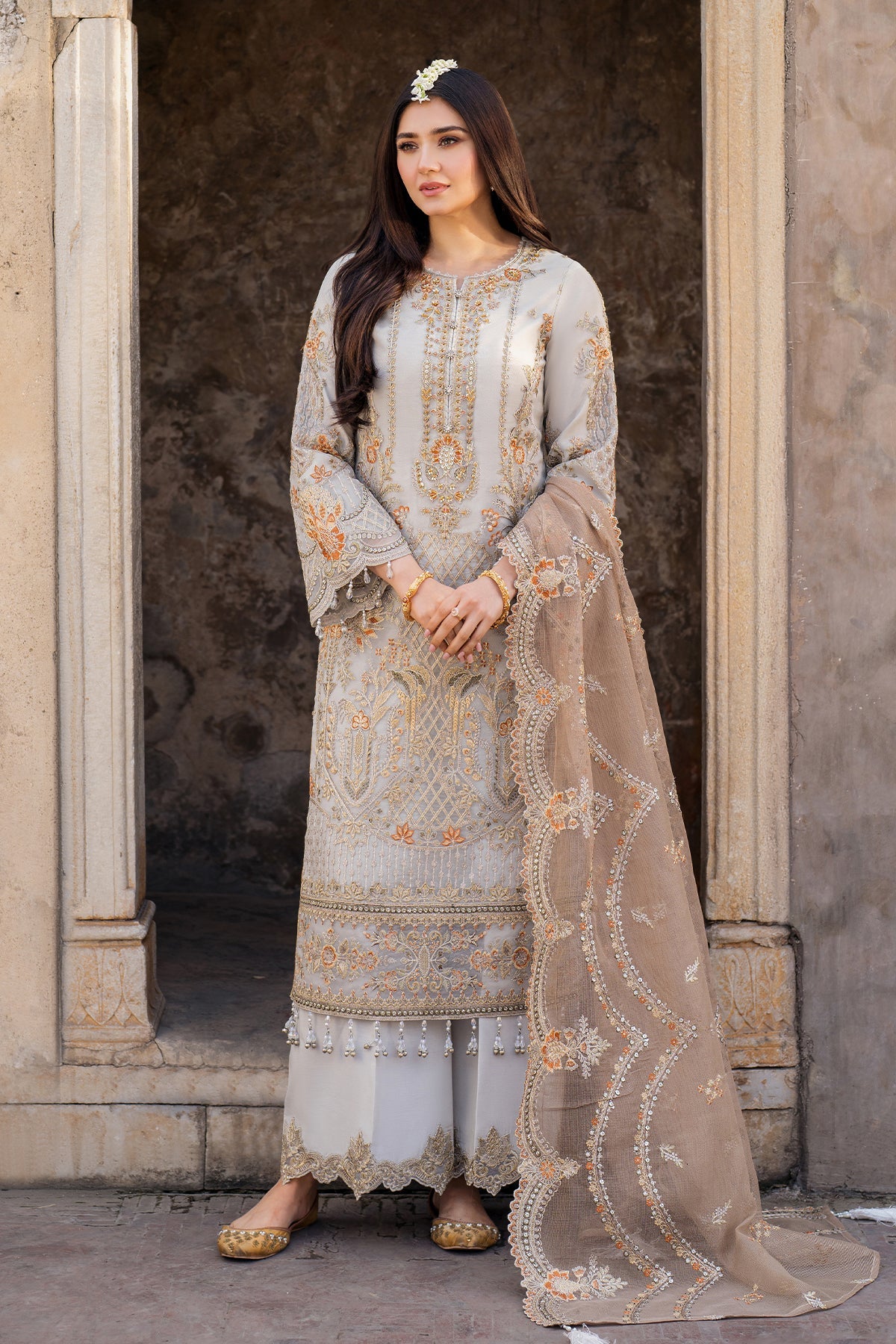 Meeras By Imrozia Serene Unstitched 3 Piece Luxury Formals Collection'2025-I-224 MUSHK