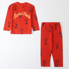 Kjunction Girls Printed Full Sleeve Suit