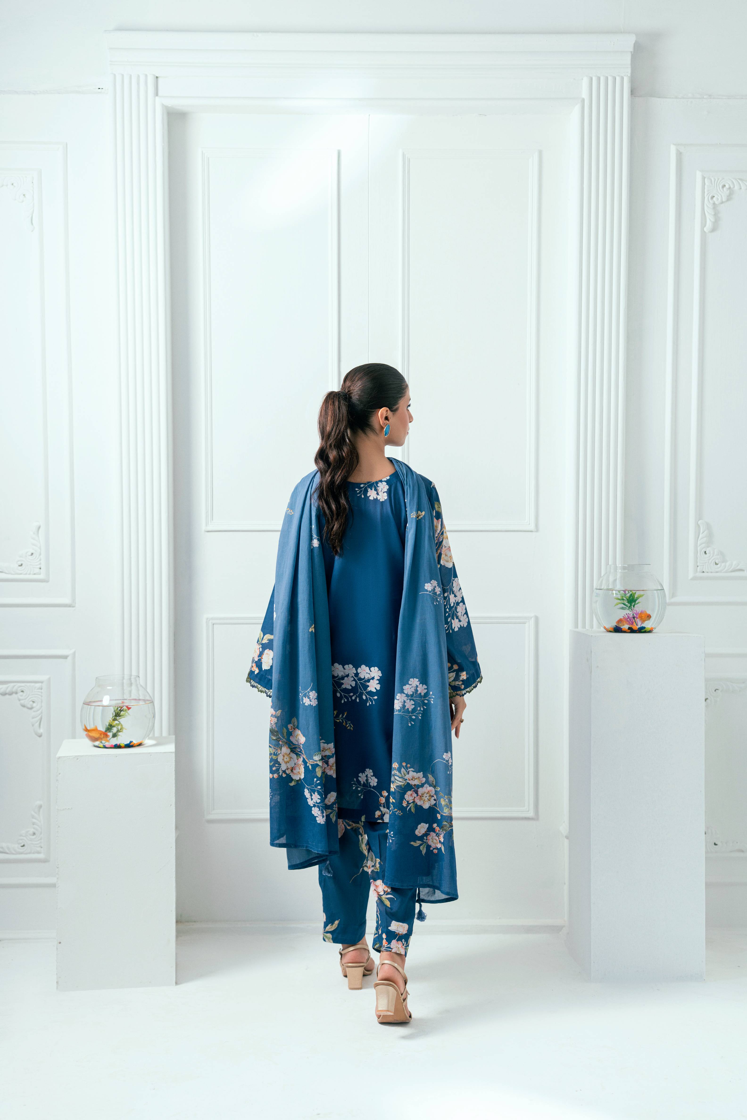 Amal Unstitched 3 Piece Printed Lawn Collection