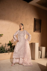Banno By Manahils Stitched 3 Piece Formals-K-183-LILAC