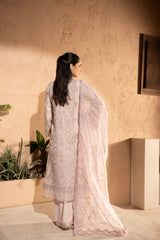Banno By Manahils Stitched 3 Piece Formals-K-183-LILAC