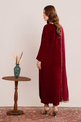 Khayat Stitched 3 Piece Formals Women Collection'2025-Carmine