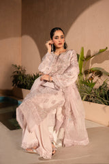 Banno By Manahils Stitched 3 Piece Formals-K-183-LILAC