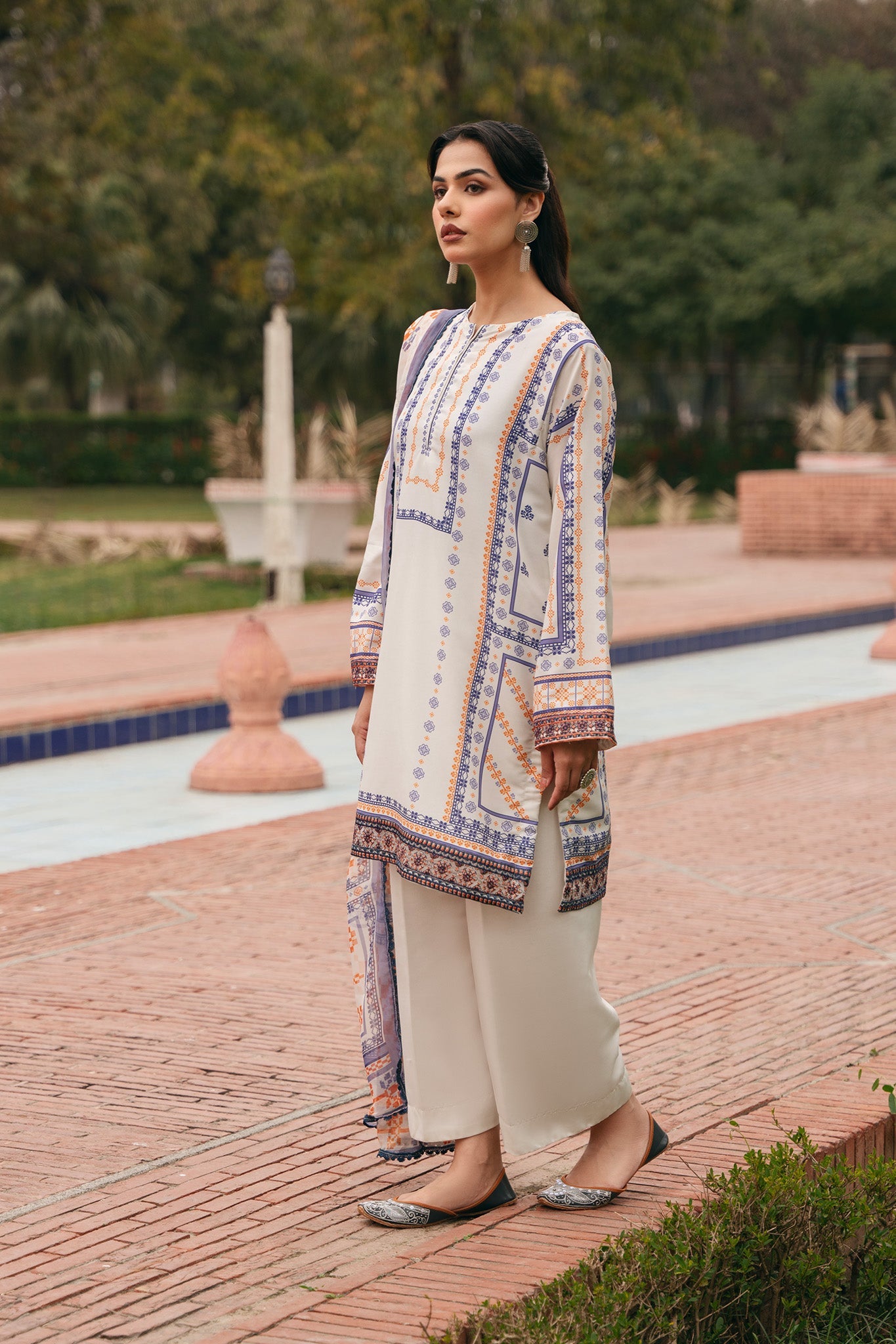 Bloom By Mannat Clothing Stitched Collection-Oat