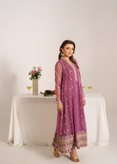 Zarif By Al Harir Stitched 3 Piece Formals Vol-02 Suit-AH008-ZV2-Lilac