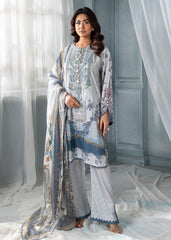 Meerak Unstitiched 3 Piece Winter Collection'2026-Sky Blossom