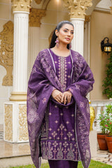 Rang E Gulposh Stitched 3 Piece Lawn Collection'2025-RNG-1202