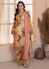 Meerak Stitched 3 Piece Khaddar Collection'2026-D-201