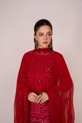 Feathers Unstitched Winter Arrivals Suit-MELIOR-FT609