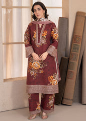 Meerak Stitched 3 Piece Khaddar Collection'2026-D-202