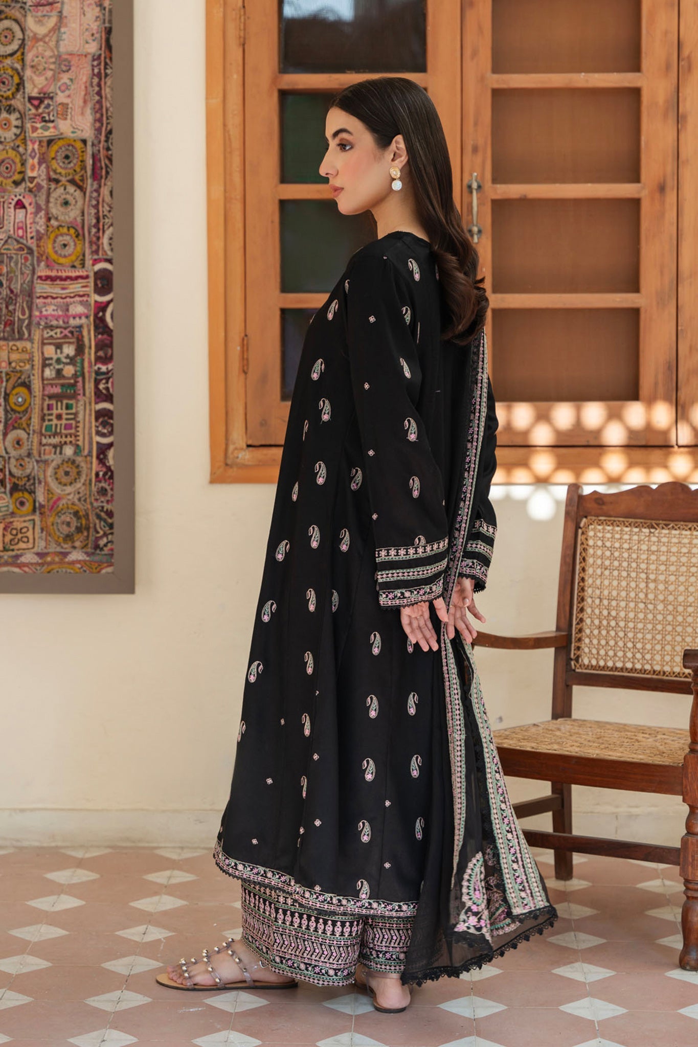 Spring Edit'25 By Mannat Clothing Stitched Collection-Caviar